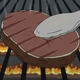 King of the Hill steak on grill
